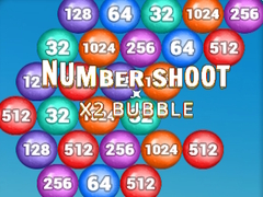 游戏数字射击 x 2 泡泡在线