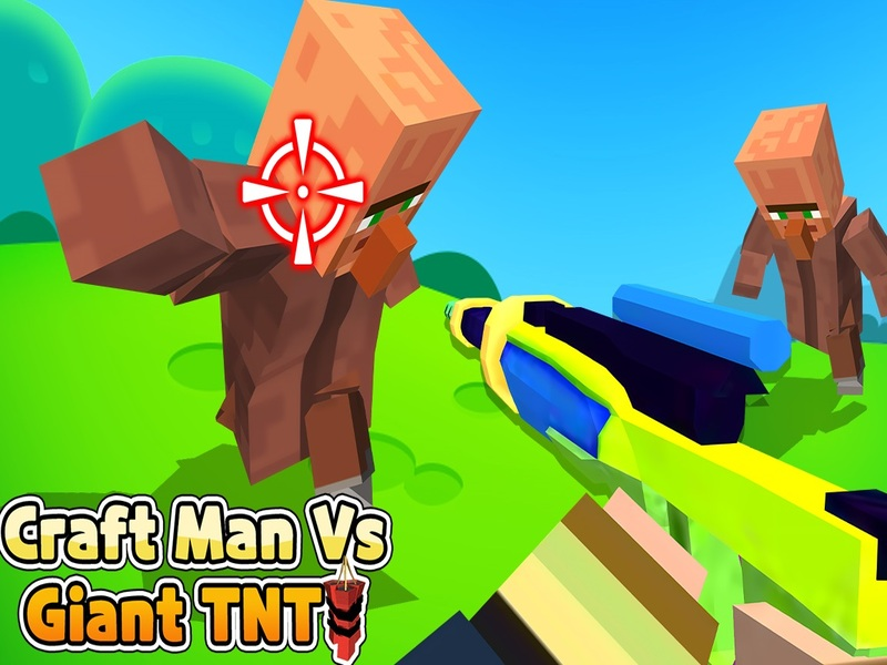 游戏Craft Man vs Giant TNT在线