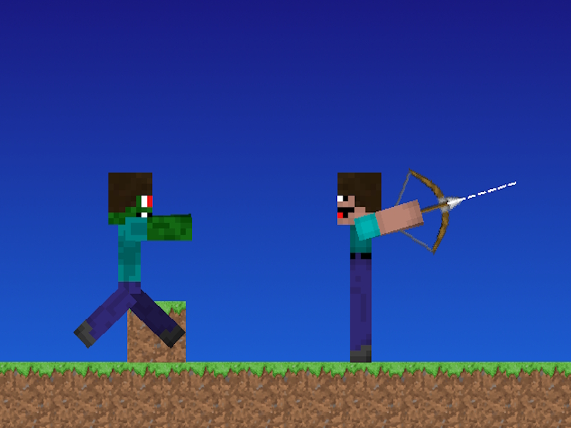游戏Noob vs Pro，但弓箭手Minecraft在线