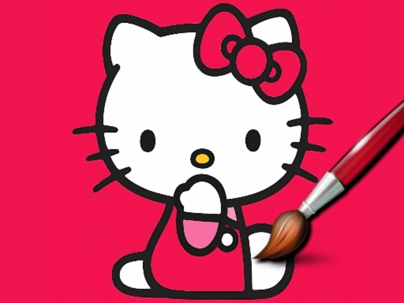 游戏轻松着色小猫在线